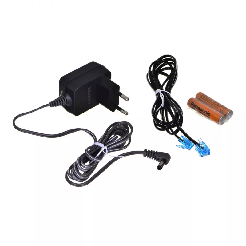 DECT belaidis telefonas Panasonic KX-TG1611, juodas, 1,9 GHz, 1,25 colio ekranas, iki 15 h pokalbio, 50 kontaktų telefonų knyga