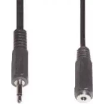 Garso ilginimo laidas 3.5mm e+p B 125 juodas 3m