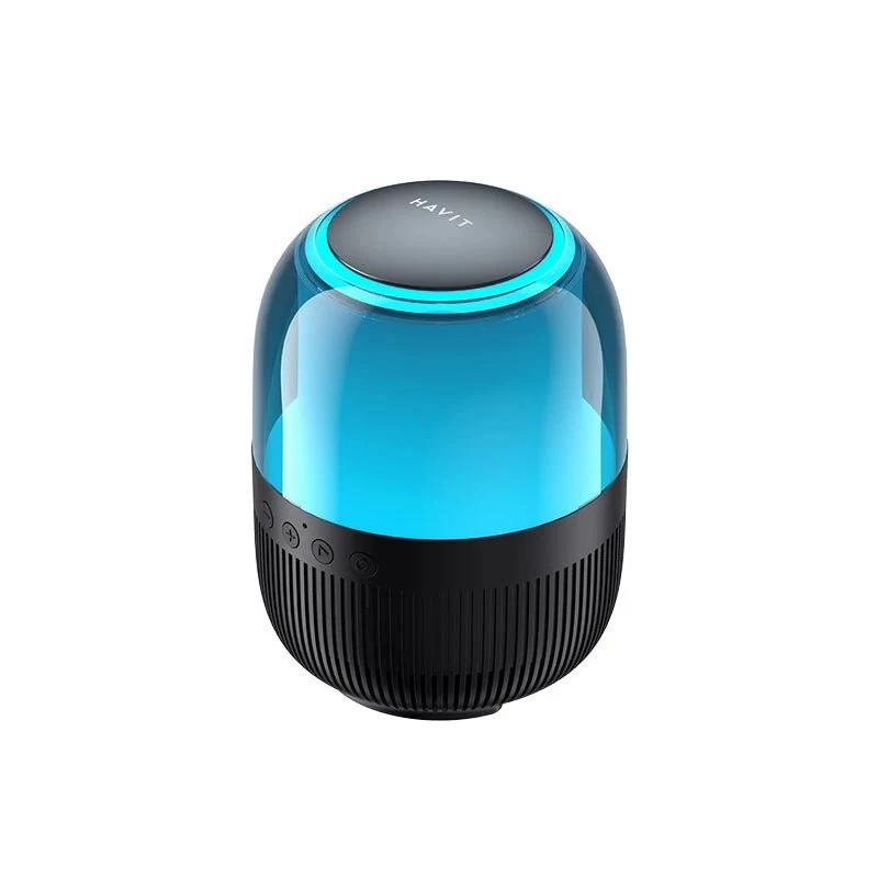 Havit SK889BT - belaidis bluetooth garsiakalbis su RGB apšvietimu, juodas