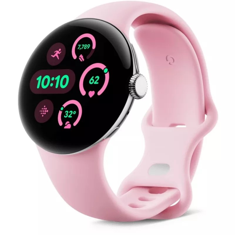 Google Pixel Watch 3 - 41 mm - Aliumininis sidabrinis poliruotas