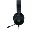 Razer Kraken V4 X – laidinės ausinės žaidimams (TriForce 40 mm tvarkyklės, įtraukiamas kardioidinis mikrofonas, 7.1 erdvinis garsas, Chroma RGB, skirta PC, konsolei ir telefonui)