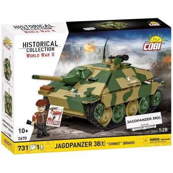 Cobi Blocks Jagdpanzer 38t Drąsus konstrukcinis rinkinys, 731 detalė