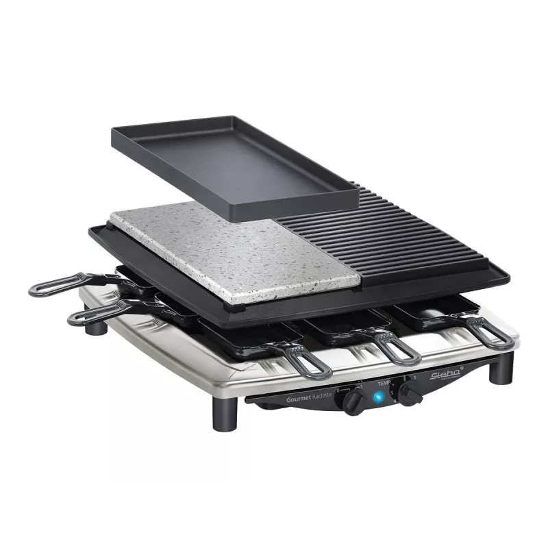 Kepimo prietaisas Steba RC 4 Plus Deluxe Chrome Juodas 622300