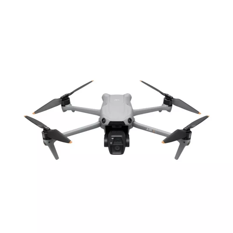 Kvadrakopteris DJI Air 3s RC-N3 – 50 MP kamera, 4K (3840×2160), 4 rotoriai, maks. greitis 27 m/s, nuotolis 32000 m, 4276 mAh baterija, pilka
