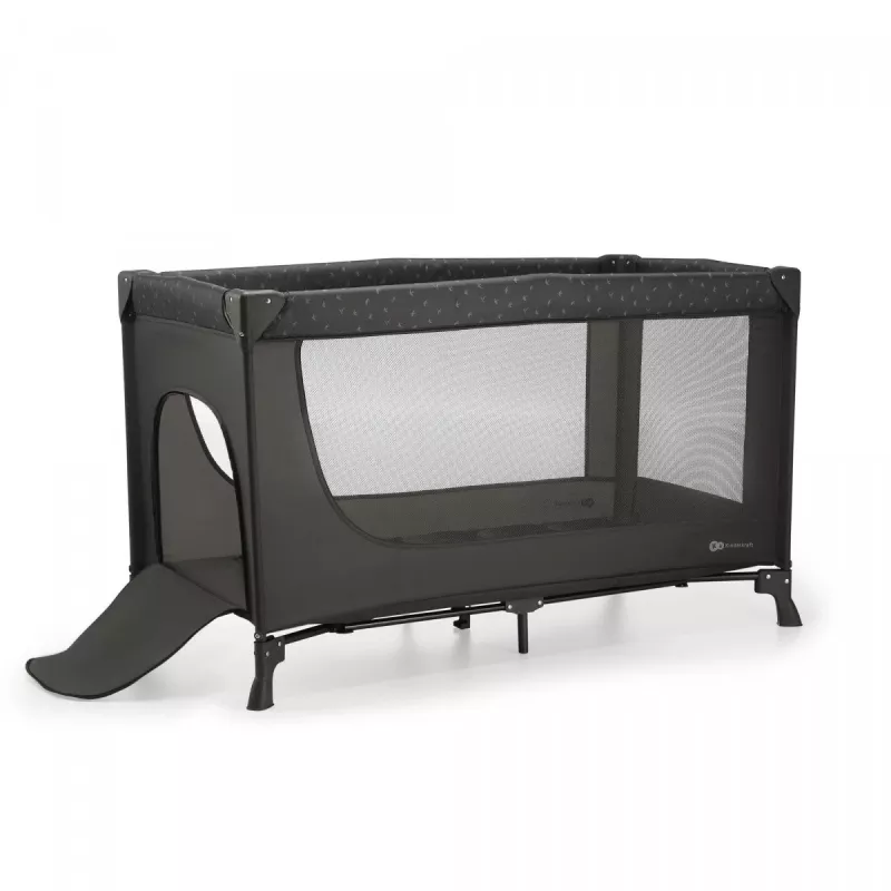 KinderKraft kelionių lovelė JOY LIGHT GREY