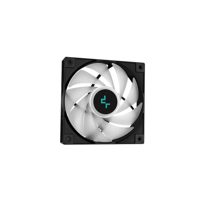 DeepCool LS520 SE AIO skystinis procesoriaus aušintuvas, 2 x 120 mm, ARGB, juodas