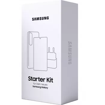 Starterkit Samsung Galaxy S26 Ultra — skaidrus apsauginis dėklas, anti-refleksinis ekrano apsauginis stiklas, 25W įkroviklis
