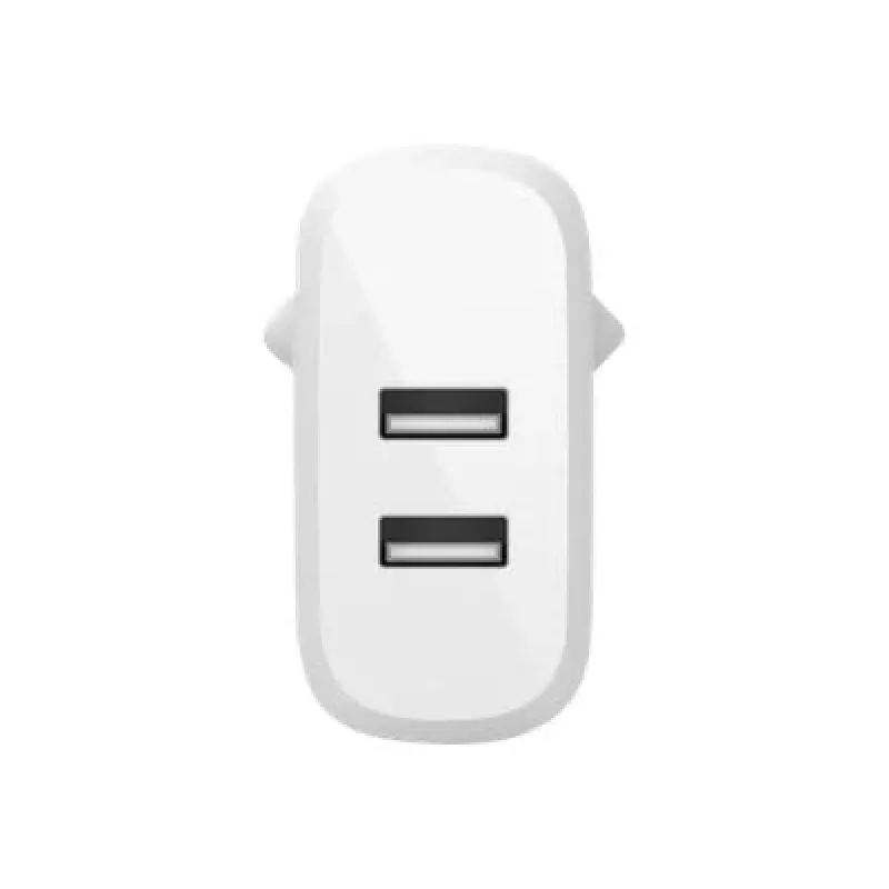 Belkin BOOST CHARGE maitinimo blokas 24 W QC 3.0 2 USB prievadai baltas WCB002VFWH