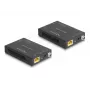 AV siųstuvas ir imtuvas DELOCK 65955 – HDMI signalo perdavimas per Cat6/Cat6a, iki 3840×2160, laidinis, Micro-USB B maitinimas