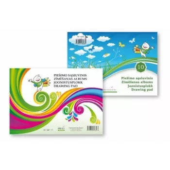Piešimo sąsiuvinis SMLT PS-20(80) A4 80 g/m² 20 lapų