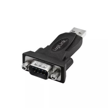 LogiLink AU0002F RS-232 USB 2.0 adapteris, juodas
