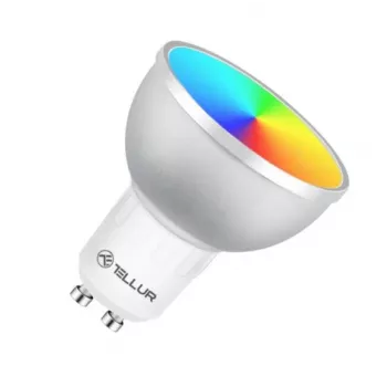 LED išmani lemputė Tellur GU10 5W RGB reguliuojamo ryškumo
