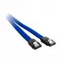 CableMod ModMesh SATA kabelis - Serial ATA 150/300/600 - SATA (M) į SATA (M) - 60 cm - Mėlynas (CM-CAB-SATA-N60KB-R)