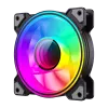 Gamemax DUAL RING INFINITY korpuso ventiliatorius, juodas