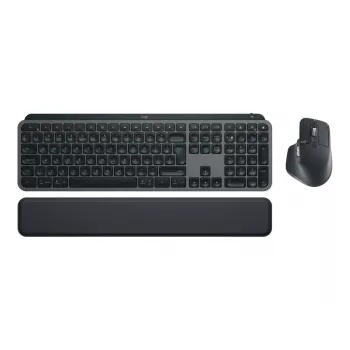 LOGITECH MX Keys S Combo - Graphite (klaviatūra ir pelė, belaidė, Bluetooth)