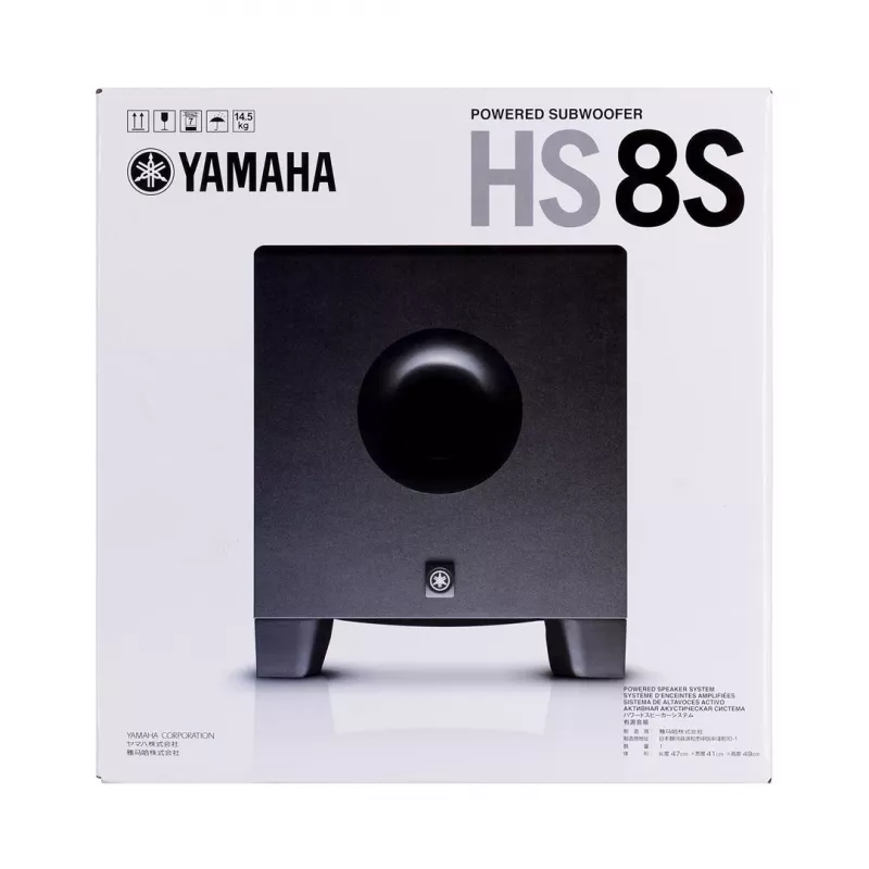 Yamaha HS8S garsiakalbis juodas 150 W