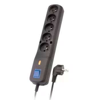 Lestar 5+ Lf-530wa apsauginis filtras nuo viršįtampių, 1,5 m, juodas
