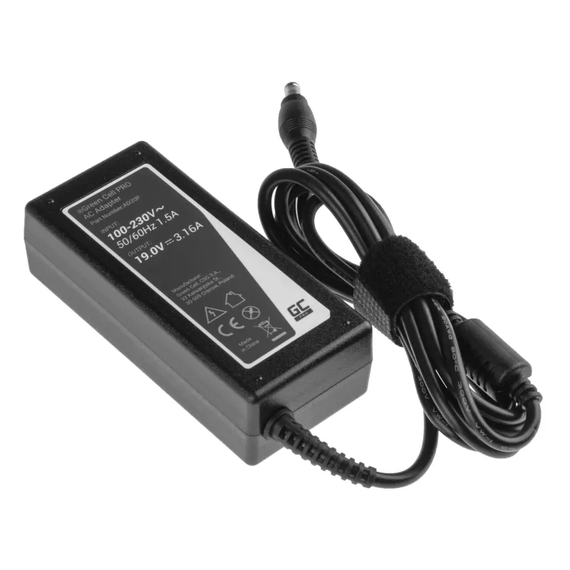 Green Cell AD20P maitinimo adapteris/inverteris 60 W, juodas