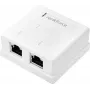 Renkforce tinklo adapteris montavimui ant paviršiaus CAT 6 2 prievadai baltas (RF-4540914)