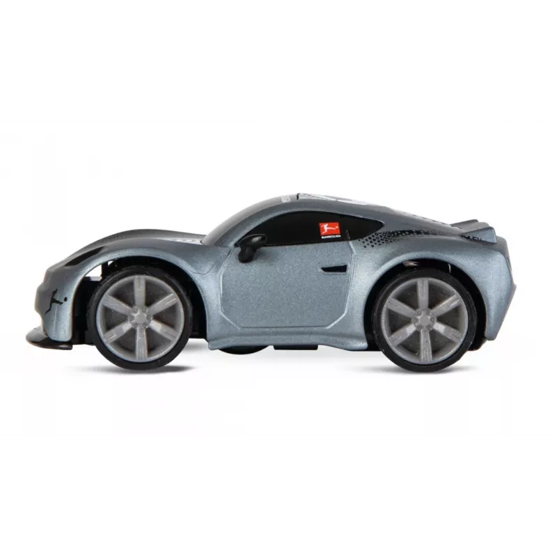 Radijo bangomis valdomas automobilis Bundesliga Mini RC 1:43 Pilka
