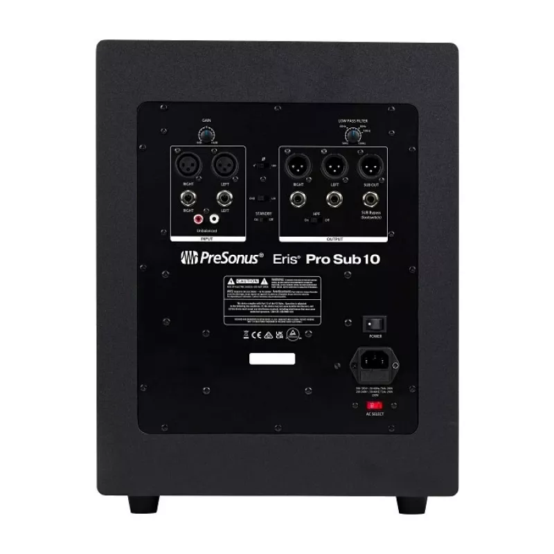 PreSonus Eris Pro Sub10 - Aktyvus žemųjų dažnių garsiakalbis