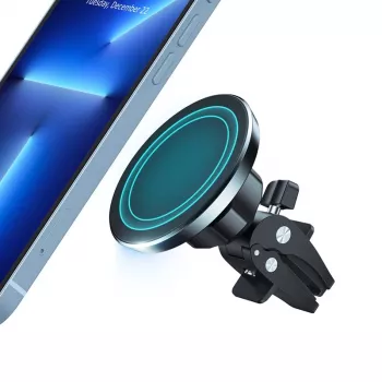 Magnetinis laikiklis automobiliui Crong CRG-CH6-BLK, MagSafe, iPhone 12 ir naujesniems