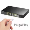 Cudy FS1018PS1 tinklo jungiklis 18 Fast Ethernet prievadų su PoE