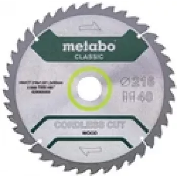 Metabo 628065000 diskinio pjūklo diskas HW/CT, 216 x 30 mm, 40 dantų