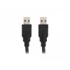USB-A kabelis M/M 3.0 0,5m Juodas