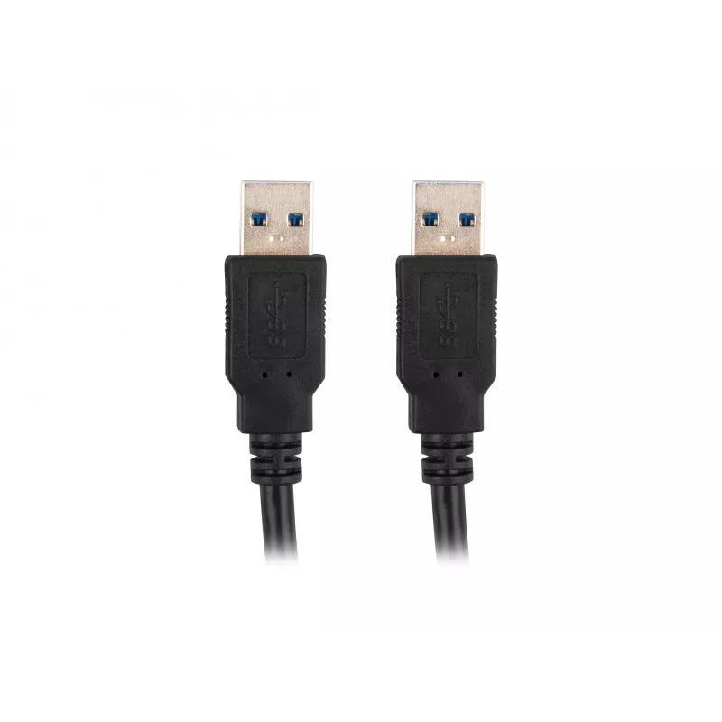 USB-A kabelis M/M 3.0 0,5m Juodas