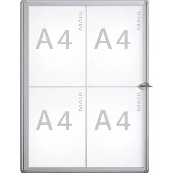 Maulextraslim – aliuminis – stiklas – plastikas – 655 x 491 x 27 mm – 4 x A4 (6820408)