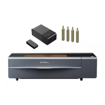 2-in-1 xTool P2S lazerinė graviravimo mašina (pilka)