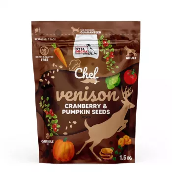 SYTA MICHA Chef Venison with cranberry and pumpkin seeds - sausas šunų ėdalas - 1,5kg