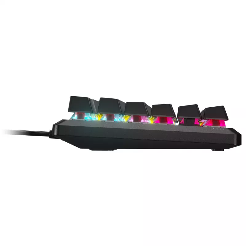 Klaviatūra Corsair K70 CORE RGB Gaming USB QWERTZ Vokiška Pilka