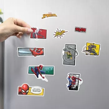 Šaldytuvo magnetai Paladone Spider-Man dizainas, 6 vienetų rinkinys
