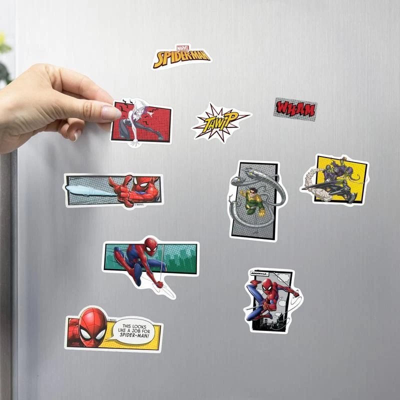 Šaldytuvo magnetai Paladone Spider-Man dizainas, 6 vienetų rinkinys