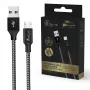 Įkrovimo laidas Extralink Smart Life 15W USB-A į microUSB 100 cm PVC 5V 2,4A juodas