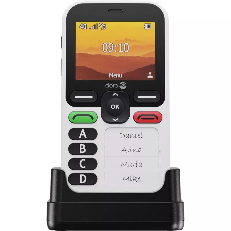 Išmanusis telefonas Doro Leva X10 2,4 colio 1150 mAh pilkas