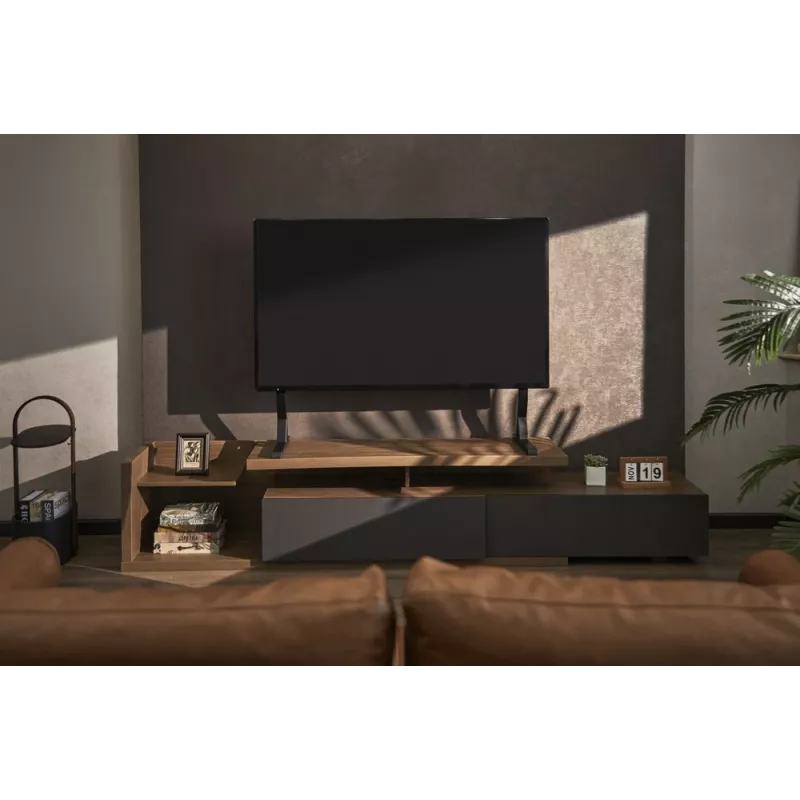 Grindinis TV stovas GEMBIRD TVS-D90F-01, 45–90 colių, plieninis, fiksuoto aukščio, VESA 200×200–800×400, maks. 60 kg