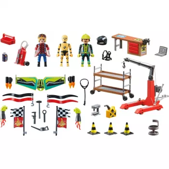 70834 Playmobil Oro Triukų Šou Aptarnavimo Stotis, Konstrukcinis Žaislas