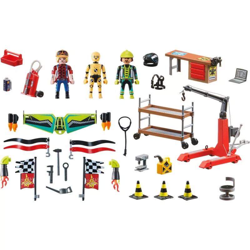 70834 Playmobil Oro Triukų Šou Aptarnavimo Stotis, Konstrukcinis Žaislas