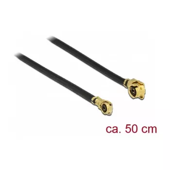 Koaksialinis kabelis DeLOCK 89651 0,5 m MHF I-PEX – MHF IV HSC MXHP32