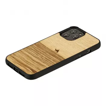 Telefono dėklas Man and Wood, skirtas iPhone 12 / 12 Pro — juoda terra