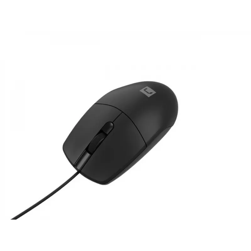 Laidinė biuro pelė NATEC Ruff Plus USB Type-A, dešinei rankai, 1200 DPI, 3 mygtukai, juoda