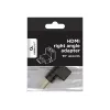 HDMI adapteris GEMBIRD A-HDMI90-FML, HDMI į HDMI, 90° stačiu kampu, juodas