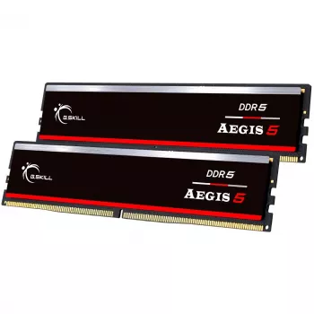 DIMM 32 GB DDR5-5200 (2x 16 GB) Dual-Kit, Arbeitsspeicher schwarz, F5-5200J4040A16GX2-IS, Aegis 5, INTEL XMP, AMD EXPO