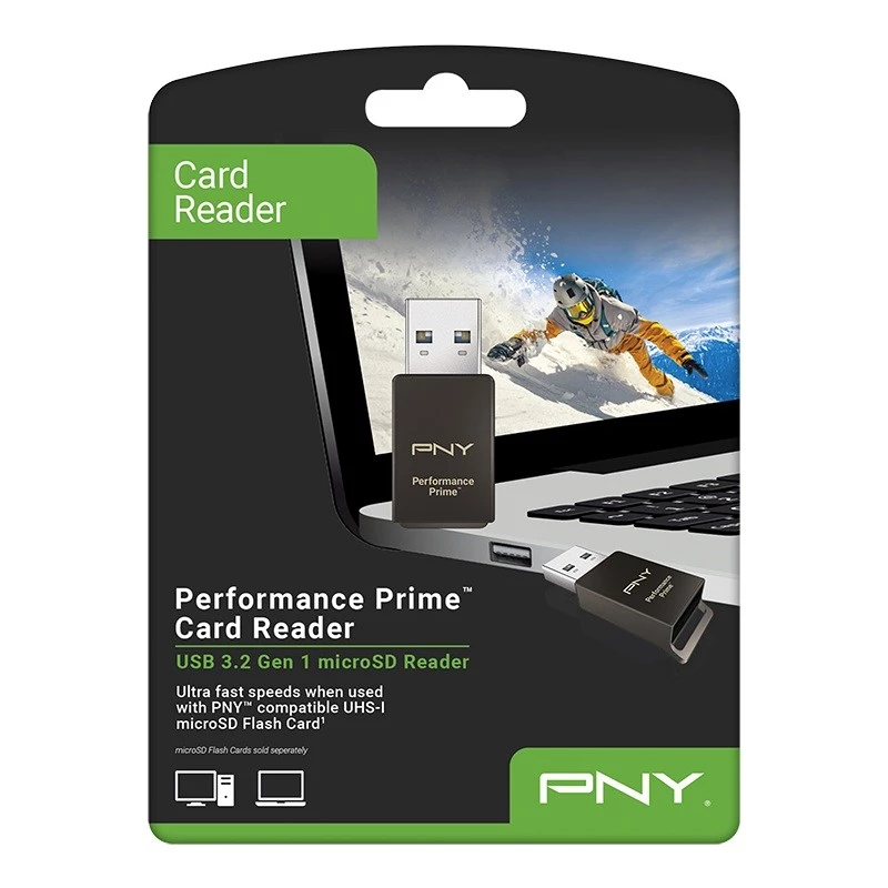 PNY Performance Prime microSDXC kortelių skaitytuvas USB 3.2A