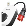go-e Gemini flex 2.0 Black White sieninis įkroviklis 11000W Type 2