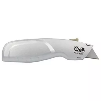 Pjovimo peilis WEDO 78 808 su fiksuotu ašmeniu, aliumininis korpusas, ašmenų plotis 44 mm