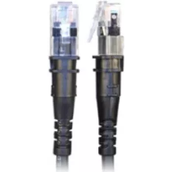PatchSee ThinPATCH jungiamasis laidas RJ-45 (M) į RJ-45 (M) 2,1 m 4,9 mm FTP CAT 6a IEEE 802.3at ekranuotas be halogenų juodas (TP-6A-F/7)